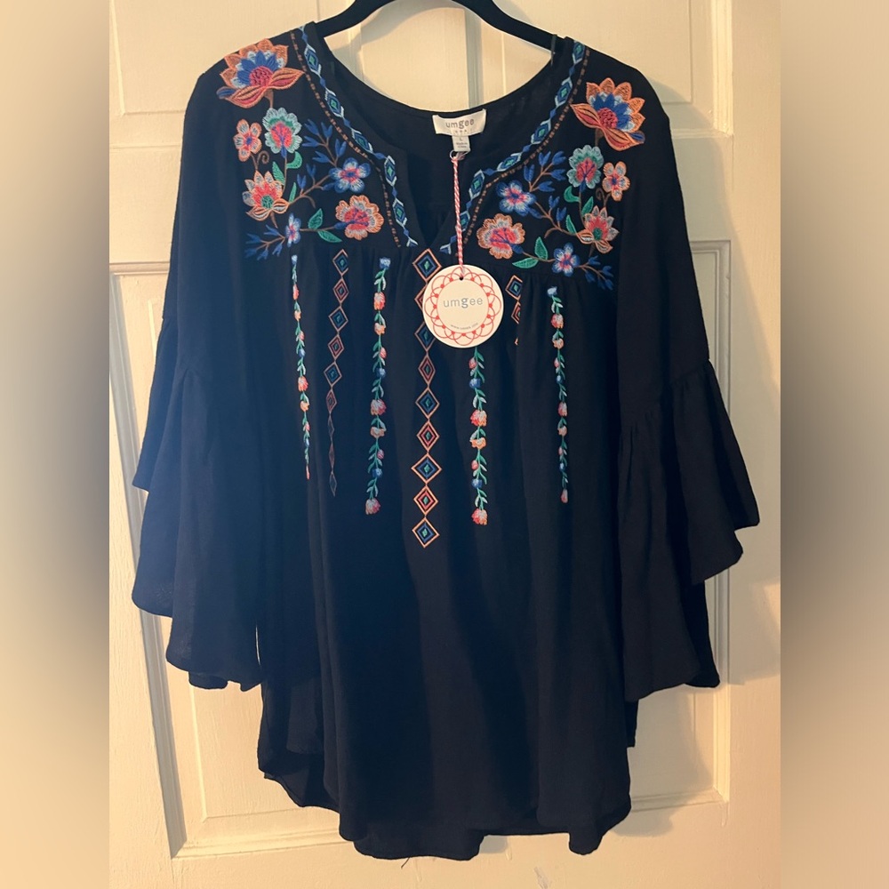 Ladies embroidered top